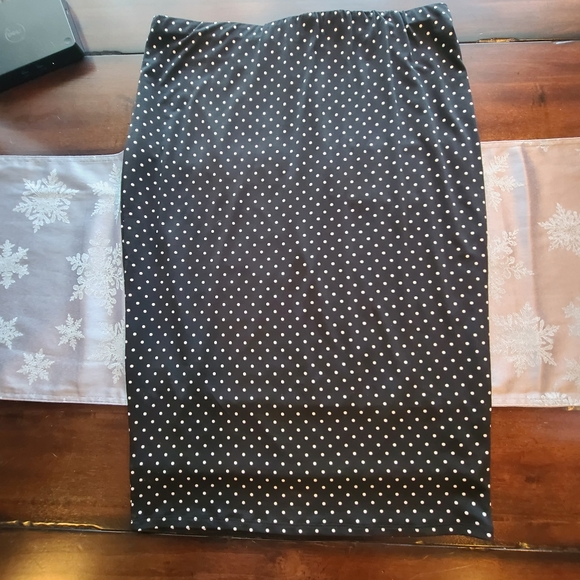 NWT Philosophy black/white polkadot skirt Large - Picture 2 of 8